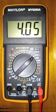 Multímetro Digital profesional DT9205A, medidor Manual de rango de voltaje, valores eficaces verdaderos, probador de transistores, herramienta de electricista