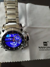 NAVIFORCE-reloj de pulsera militar para hombre de acero, cronógrafo de acero, cronógrafo para hombre, resistente al agua, pantalla dual