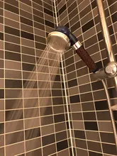 Bath-Head Shower Adjustable High-Pressure Stone Stream Negative-Ion Handheld Ce 