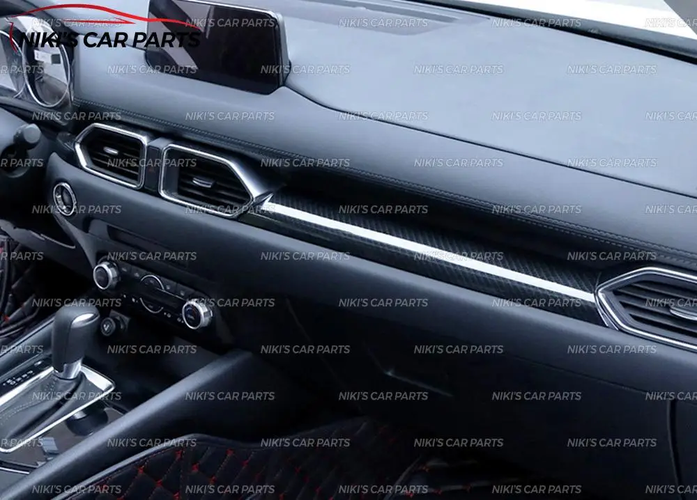 Накладка на переднюю панель для Mazda CX5- пластиковая формовка из АБС украшение автомобиля Стайлинг интерьер