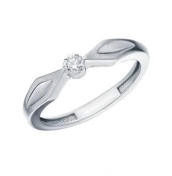 

Gold ring with diamonds sunlight sample 585