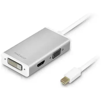 

MD-3N1-4K, Mini DisplayPort, DVI + HDMI + VGA, male/female, white, 4096x2160 PixelMACALLY20.66
