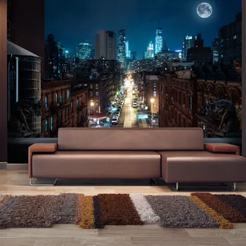 

Wall mural-Sleepy New York - 150x105 cm