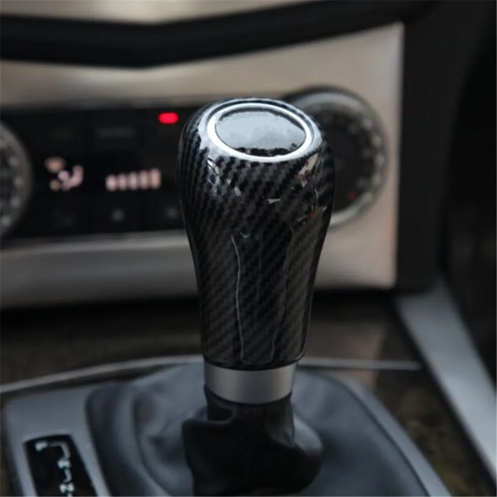 Для Mercedes Benz A C E G GLK CLS класс W169 W203 W204 W211 W212 W463 X204 W219 ручка переключения передач крышка отделка карбоновый вид