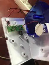 Minisirena estroboscópica de seguridad para el hogar, alarma de sonido con luz roja y azul, con cable y enchufe europeo, 12V, 24V, 220V, 110DB