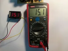 Detector DC Monitor Voltage-Meter Motorcycle Green 3-Wires 12v-Capacity Blue Car LED