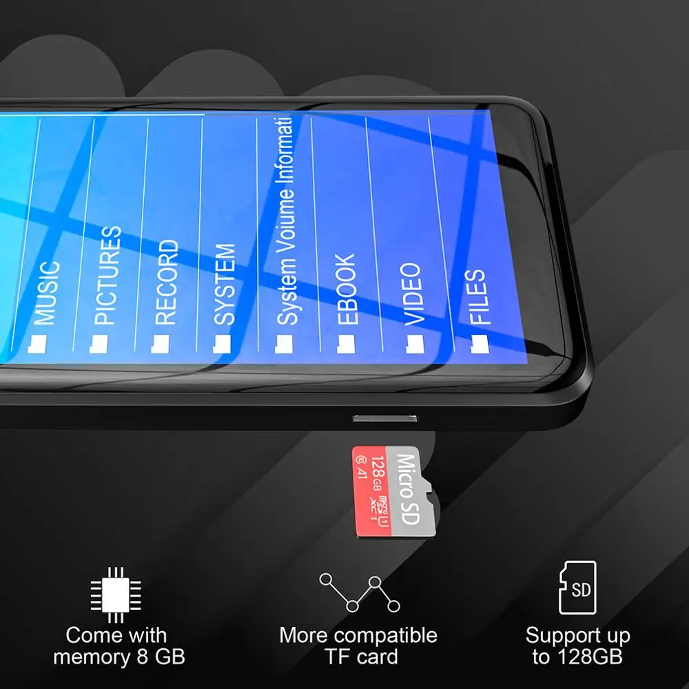 Best MP3 Player With Bluetooth HiFi Music Built-in