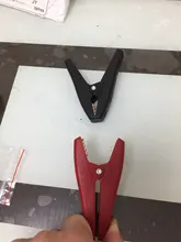 Alligator-Clip Electrical-Clips-Clamps Car-Battery Crocodile 100A Durable Insulated Red