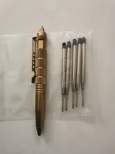 Bolígrafo táctico de defensa, bolígrafo militar antideslizante de aluminio, cabeza de acero de tungsteno, bolígrafo de autodefensa, rompevidrio, Kit de supervivencia