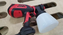 AOBEN-pistola pulverizadora eléctrica de mano, 750W, HVLP, 1000ML, pulverizadores de pintura para coche, decoración para el hogar, aerógrafo, Control de flujo, 4 boquillas, fácil uso