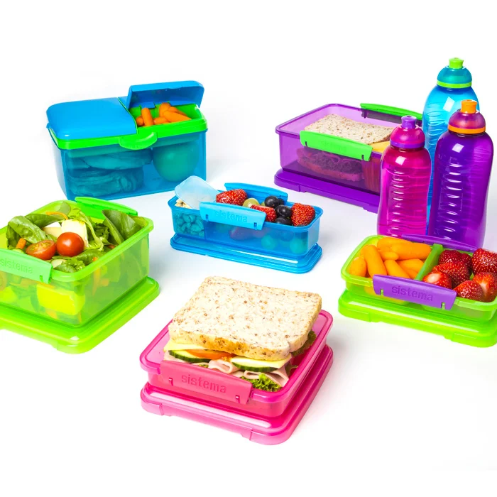 Контейнер для сэндвичей Sistema &quotLUNCH+BAKE IT&quot 450мл зеленый 31646|Лотки хранения| |