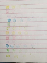 Almohadilla de tinta no tóxica de seguridad, 6 colores, almohadilla de tinta creativa de arco iris, sello de goma a base de aceite para impresión de dedos de niños, regalo artístico para niños