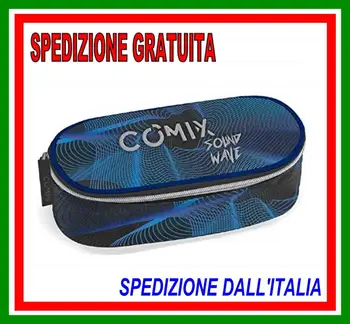 

Comix Sound Wave Oval Case ORGANIZED 60912 Blue, school pencil