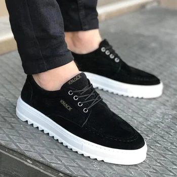 

Knack T12 Black Suede (White Sole) , High Quality 100% Vegan Leather Men Casual Shoes. Shoe, Sneaker , Van , Air , Basket , Flip , Trainer , Chaussure, Laofer , Gel , Young Man , Chaussures De Jeunes Hommes