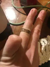 Anillos grabados con letras para mujer y hombre, sortija personalizada de compromiso, boda, acero inoxidable, hueco de oro, regalo personalizado, Metal