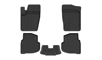 

Mats in the salon rubber Volkswagen Polo sedan 2009-> I 4 PCs.