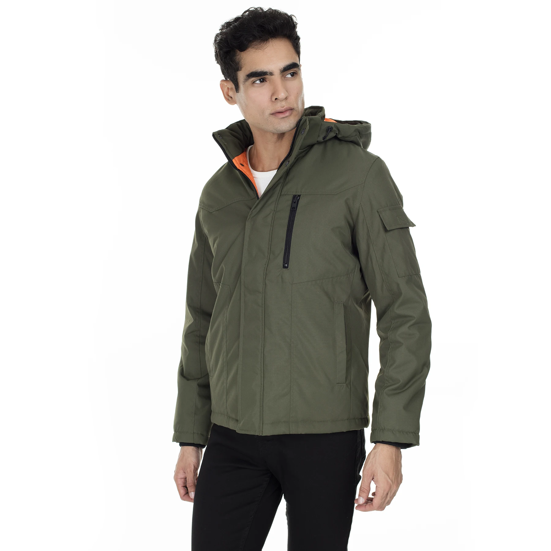 Jack& Jones Core Jcokoo Пальто мужское 12156089 - Цвет: Темно-зеленый