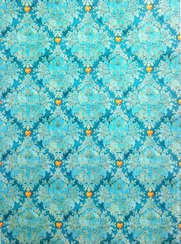 

Decoupage map of azure diamonds