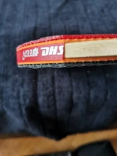 DHS-raqueta de tenis de mesa profesional con Hurricane 8 y goma de arco de estaño FL, Mango para sacudir, palo de Ping Pong con funda, 6002