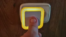Led-Night-Light Corridor-Lamp Eu-Us-Plug Bedroom Wireless-Sensor Mini for Baby Square