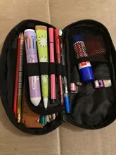 Estuche de Impostor de maquillaje 3D, bolso para cosméticos con caricaturas para chicas, suministros escolares, bolsa organizadora de maquillaje