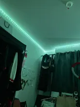 Tira de Luces Led RGB 5050 DC 12V IP20, lazo cinta Flexible diodo Bluetooth WIFI IR mando a distancia adaptador
