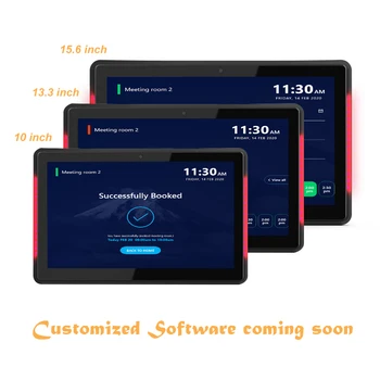 شراءجهاز كمبيوتر لوحي مثبت على الحائط 10.1 بوصة يعمل بنظام أندرويد 8.1 مزود بقضبان LED لعرض جدول غرفة الاجتماعات مفتوح المصدر ومتجذر
