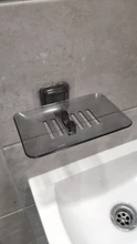 1PC jabón de baño ducha plato de caja bandeja de placa de almacenamiento funda, soporte montado en la pared jabón titular de contenedor de los organizadores