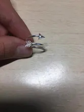 Flecha de moda creativa Simple para mujer, joyería de plata de ley 925, sin alergia, personalidad Popular, anillos de apertura SR575