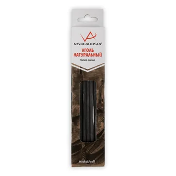 

Charcoal natural "VISTA-ARTISTA" 10 PCs soft