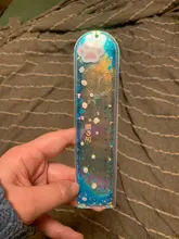 Marcador de flujo de arena de aceite para chica, reglas Kawaii, plantilla de dibujo láser, regla de costura de encaje, papelería, oficina y escuela, 1 unids/lote