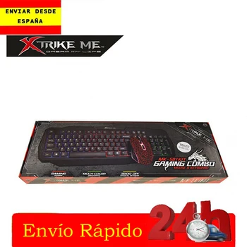 

Xtrike-ME Teclado and mouse Gaming MK-501,TECLADO in Spanish, with CABLE, with multi-color LED