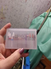 Caja de almacenamiento clara de 10/20/30 ranuras para broca de taladro eléctrico, soporte para limas rotativas, contenedor, accesorio herramienta de exhibición de uñas