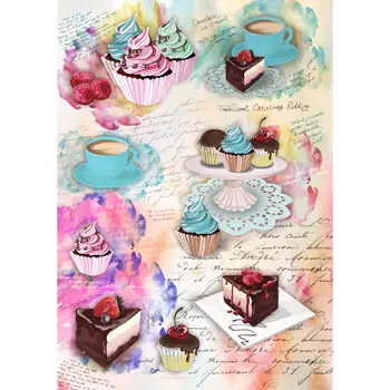 

Rice paper for Decoupage "" craft Premier "", A3, 25 g/m, "confectionery" "cp09842
