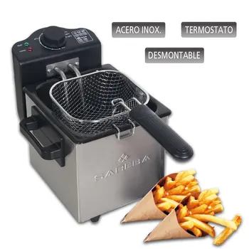 

FR-SRB804X SAREBA Fryer, removable 2000w, inox.