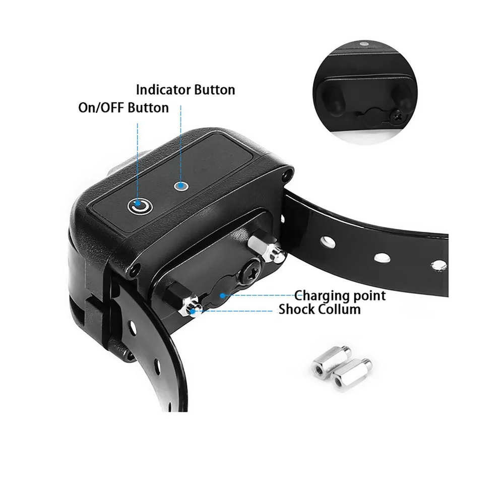 Electric Shock/Vibration/Beeper No Bark Training Collar For Small/Medium/Large Dogs 100g2280
