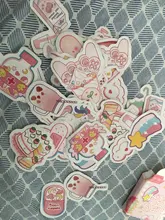 45 Uds. De pegatinas de papelería de hadas rosas para Scrapbooking, diario Kawaii, pegatinas decorativas Diy, suministros escolares