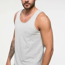 Дефакто летние мужские хлопковые майки серый светильник без рукавов мужские трикотажные Athl Майки Топы I8740AZ18SMGR210-I8740AZ18SM