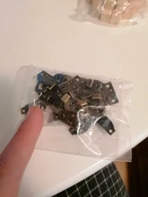 10 Uds antiguo bloqueo caja de joyería de madera decorativo candado 20x21mm Aldabas metálicas pestillo con tornillo muebles Vintage Hardware