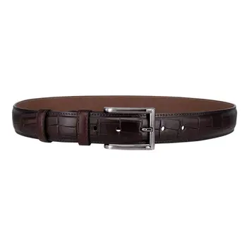 

Men's wide belt (3.5 cm, Brown, genuine leather) 55750