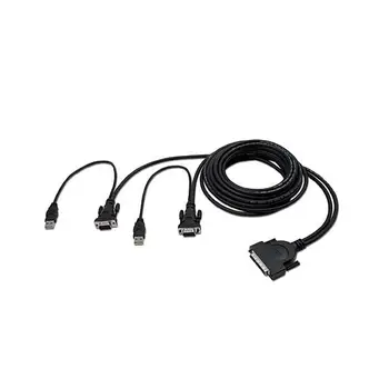 

KVM cable BELKIN PRO3 dual USB port VGA 3.6M