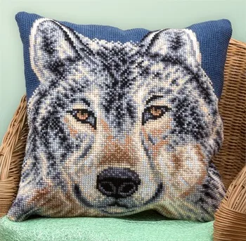 

Set for embroidery "Panna" pd-1619 (пд-1619) "pillow Wolf"