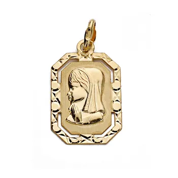 

Medal 9k gold Virgin Nina light 20mm. [AA0747]