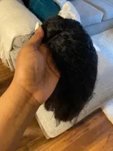 RESHINE-Peluca de cabello liso rizado 13x4, pelucas de cabello humano con encaje frontal Yaki europeo, peluca de cabello humano liso prearrancado