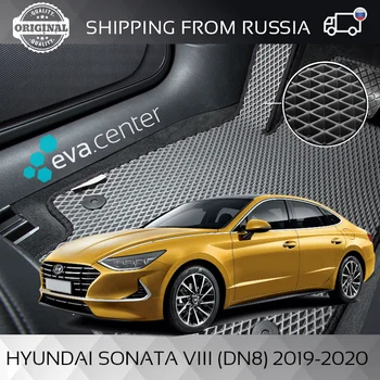 

Car Mats EVA for Hyundai Sonata VIII (DN8) 2019-2020 set of 4x mats and jumper tunnel/Eva mats car