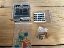 Fuse-Box-Holder Trike Marine Cover Plastic 32V 12V with LED Indicator-Light 6-Ways 