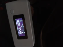 Amperímetro de cola blanca de KCX-017 con pantalla LCD, medidor de Monitor de capacidad de corriente de voltaje Mini USB, Detector de 3V-7V, medidor de corriente móvil