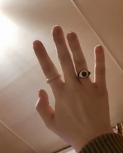 Nueva moda clásica diabólico Vintage ojo anillo de dedo ojo Punk bisutería gótica Halloween anillo de regalo