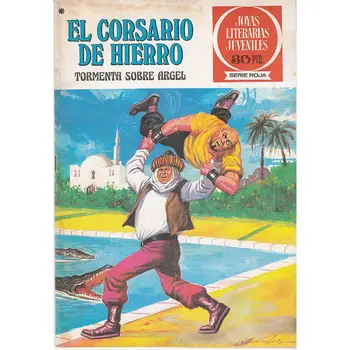 

The iron corsary, Youth Literary jewelry Red Series N. 49, year 1978, ED. BRUGUERA, 2ª edition, author AMBROS