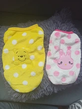 Jacket Outfits Dog Coat Pug-Costume Small Dogs Soft Chihuahua Cartoon Fleece Winter Warm